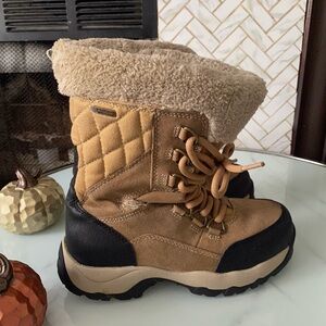 Woods Women's Winter Insulated Leather Winter Snow Boots Waterproof Anti…